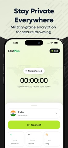FastPlus VPN: Fast & Secure Screenshot 1 of 8
