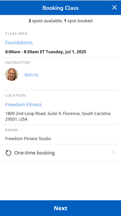 Freedom Fitness & Pilates Screenshot