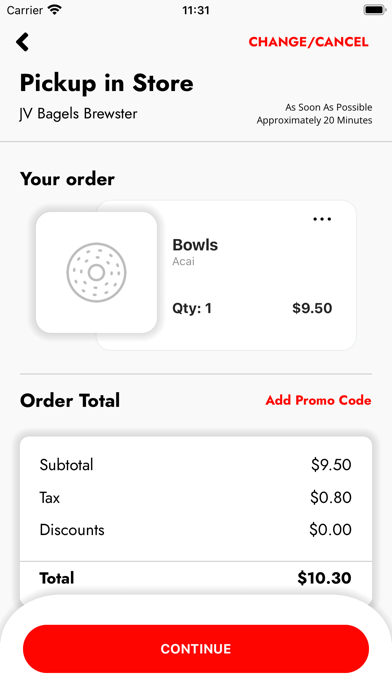 JV Bagels Screenshot