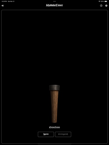 ShadowTimer iPad screenshot