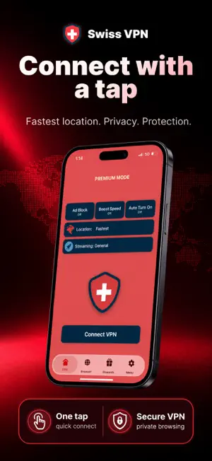Swiss VPN: Fast & Secure Proxy screenshot 1
