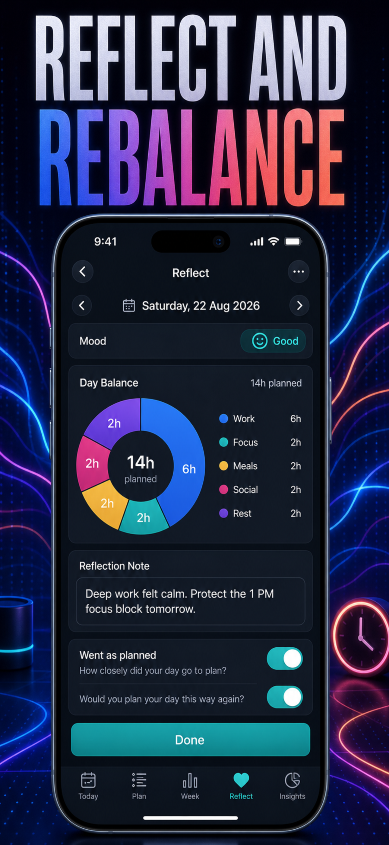 Hour by Hour: Color Planner screenshot 8