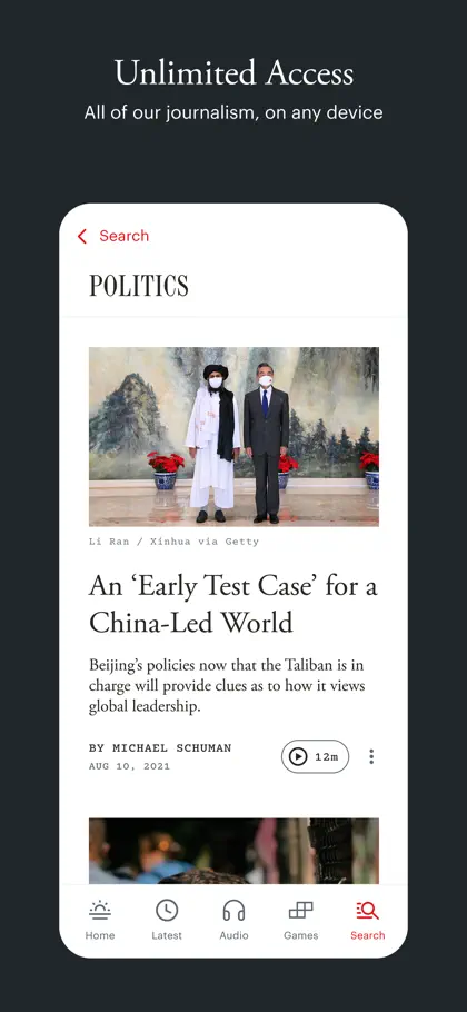 Screenshot 3 di 6 di The Atlantic Magazine