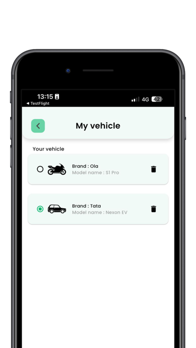 Tecell EV Charging Screenshot
