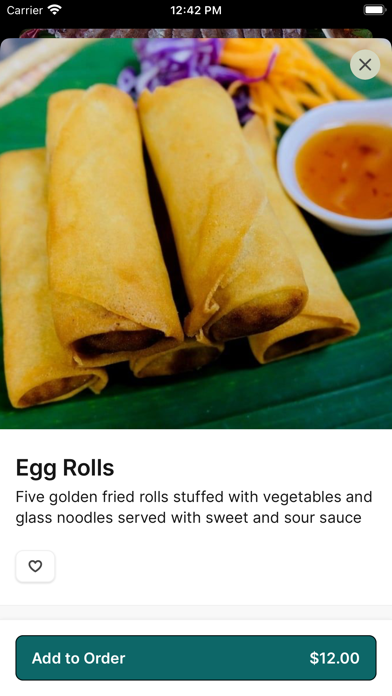 Tamarind Thai To Go iPhone screenshot 4 - Food & Drink app