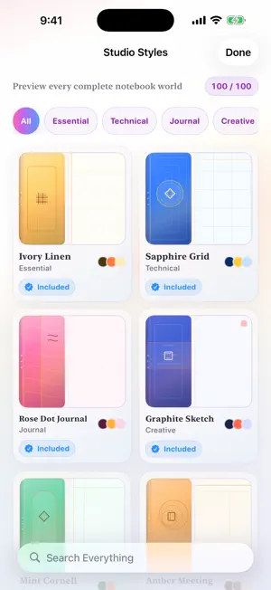 100 Notes Studio: Pen & Paper screenshot 3