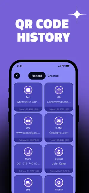 QRCode Scanner · CodeGenerator iPhone screenshot 4
