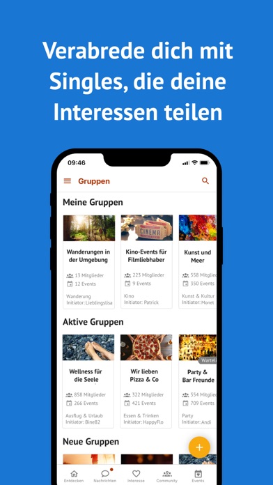 Funkenflug Dating App & Events iPhone screenshot 8 - Lifestyle app