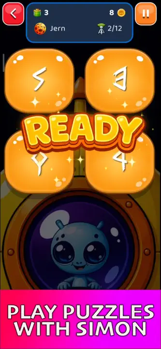 Simon in space game screenshot 5