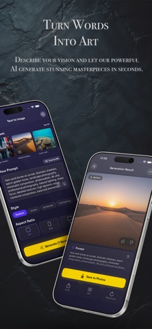 Zenvico: AI Art & Photo Editor iPhone screenshot
