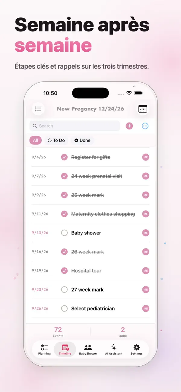 Screenshot #3 pour My Pregnancy Organizer