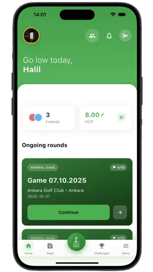 The Golf Challenge App screenshot 2
