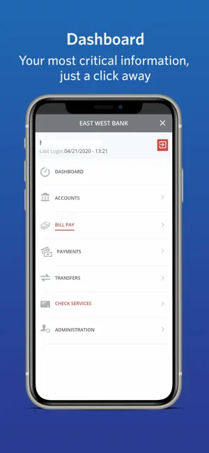East West Bank bBPremier screenshot 2