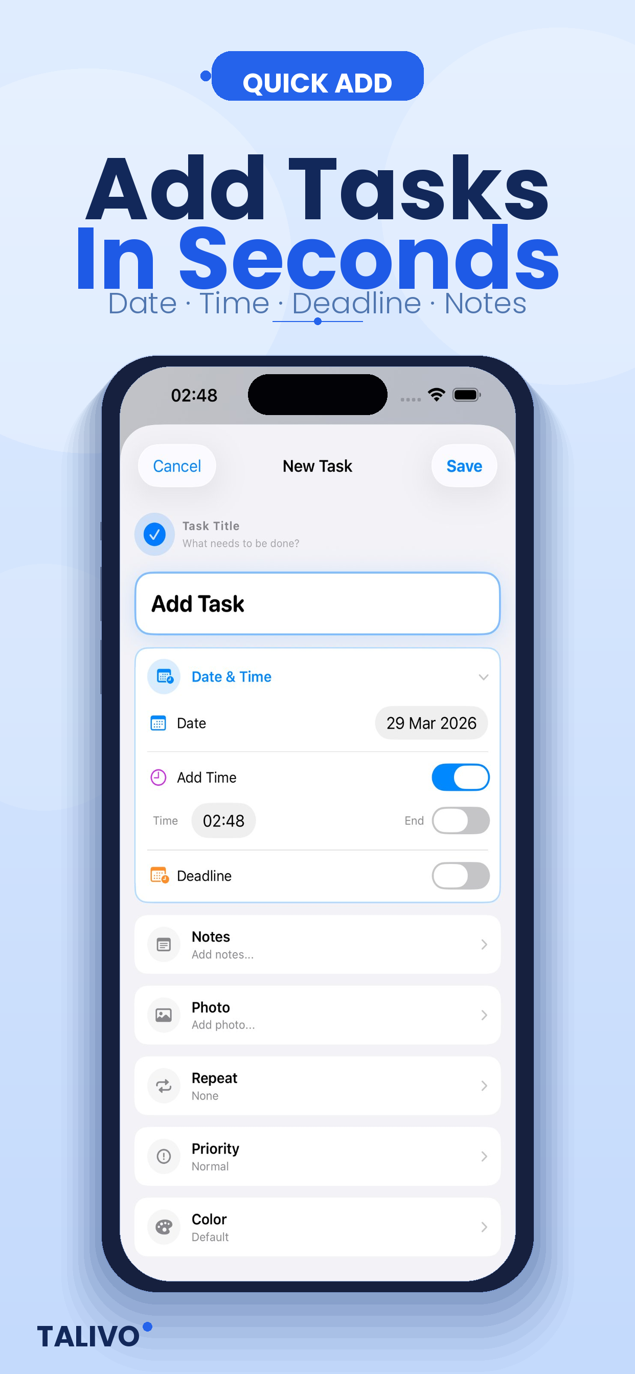 Talivo - Task Planner