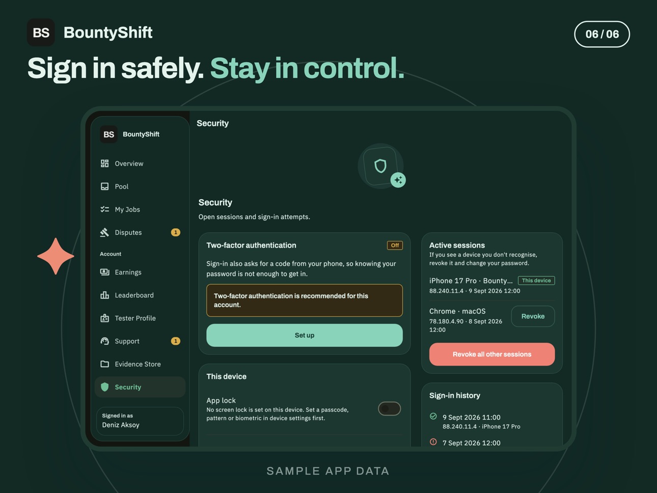 Screenshot 12 of BountyShift: Testing Jobs