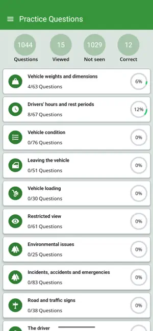 UK HGV/PCV Theory Test 2026 screenshot 1