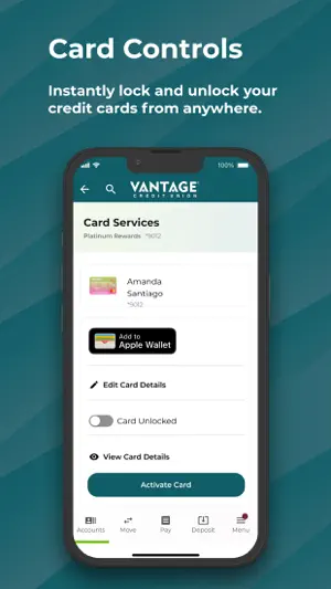 Vantage CU screenshot 4