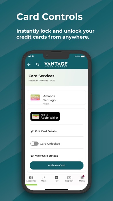 Vantage CU Screenshot