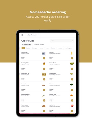 Upper Crust Distribution iPad screenshot