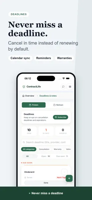 ContractLife screenshot 2