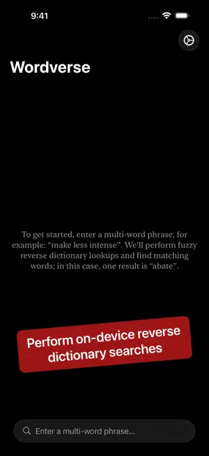 Wordverse screenshot 1