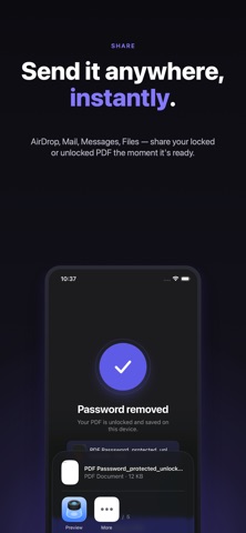 PDFUnlock: Add/Remove password Screenshot 5 of 5