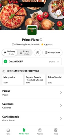 Prima Pizza. Screenshot 2 of 4