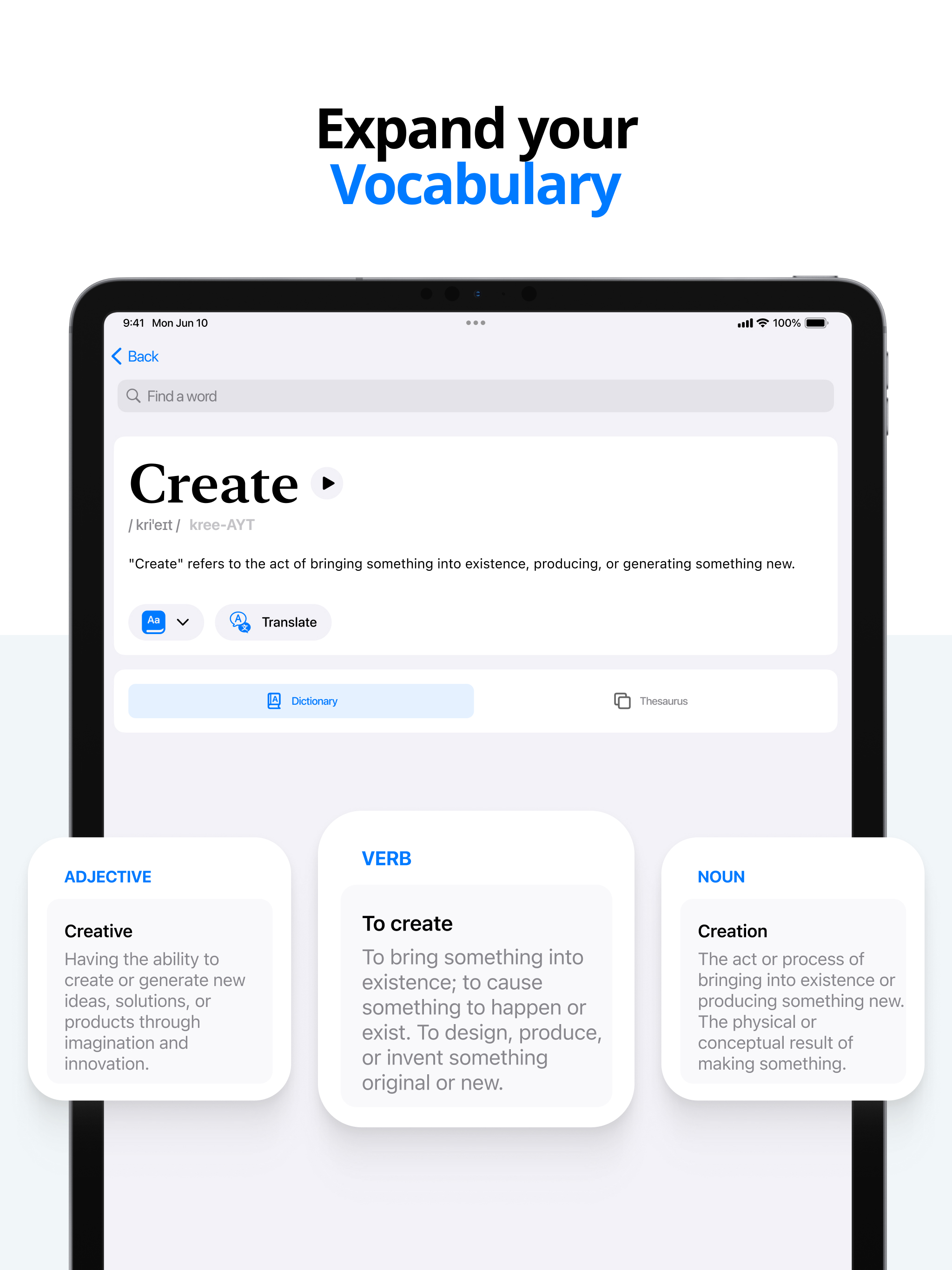 Dictionary Air - Daily Words