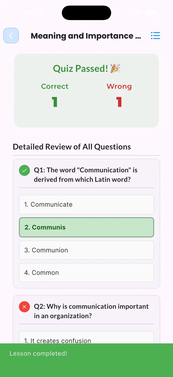 Screenshot #3 pour Learn Communication Skills