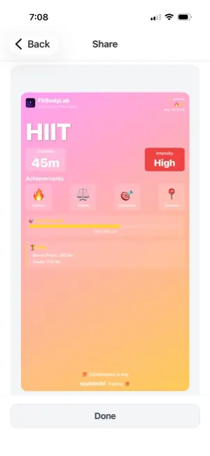 FitBodyLab IOS screenshot 4