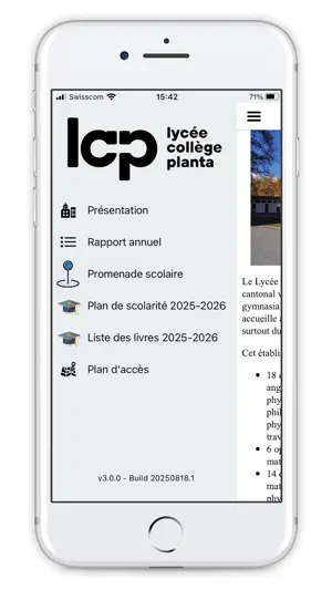 Lycée Collège Planta screenshot 1
