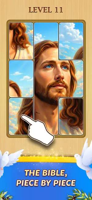 Bible Jigsolitaire - Jigsaw screenshot 1