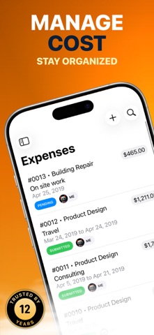 Expense Control Pro iPhone screenshot