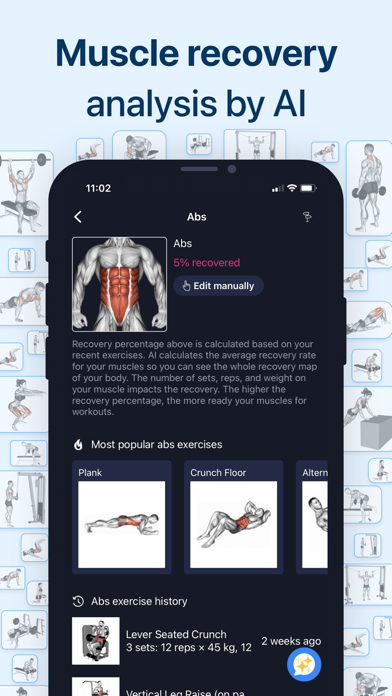 Fitness Planner Gym・Workout AI Screenshot