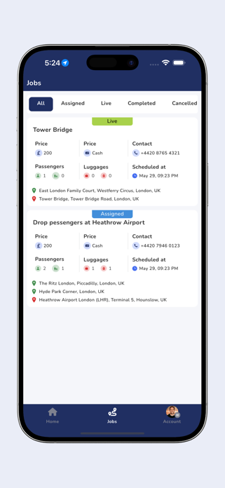 Cabi Driver App Screenshot 1 of 5