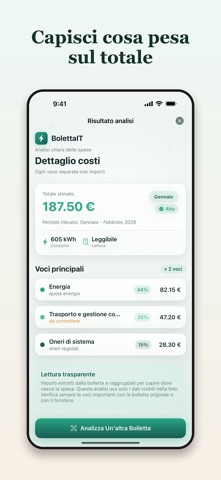 BolettaIT - Bill Reader iPhone screenshot