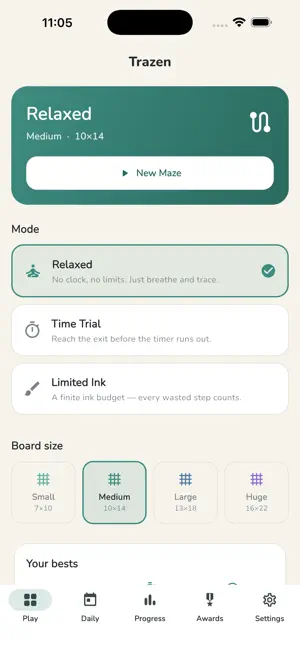 Trazen: Zen Maze & Labyrinth screenshot 1