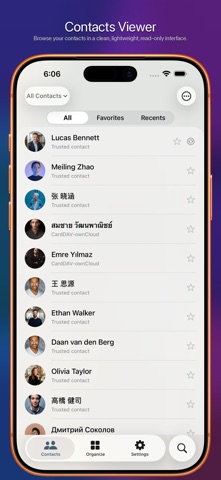 CC - Cloud Contacts Viewer Screenshot 1 of 5