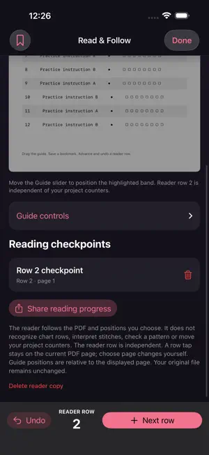 Rowloom: Knitting Row Counter screenshot 3
