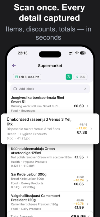 Scanomy: AI Expense Tracker for iPhone - Free App Download