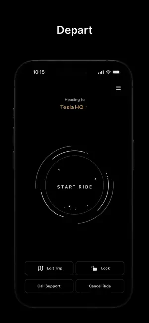Tesla Robotaxi iPhone screenshot 3