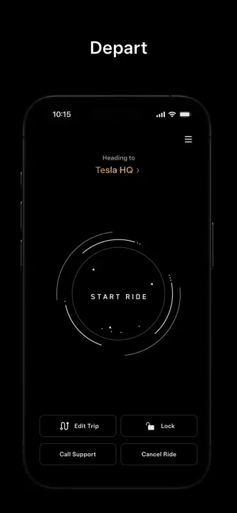 Tesla Robotaxiのスクリーンショット（3/4）