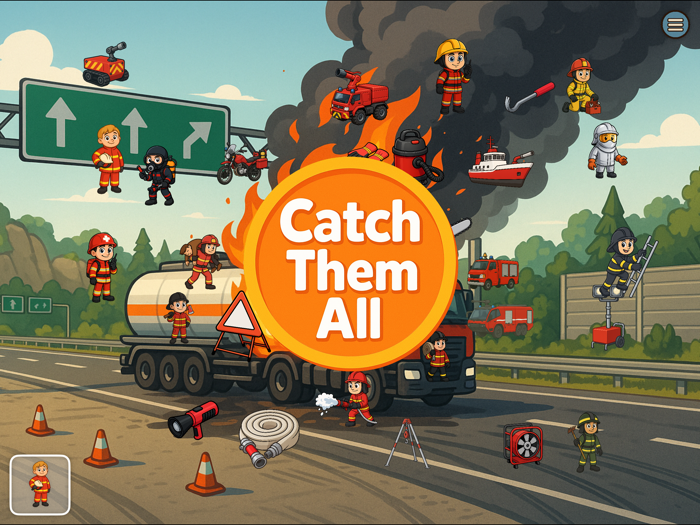 Firefighter Games  Stickers