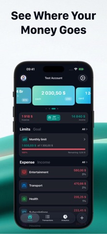LuCent: Fast Expense Tracker iPhone screenshot