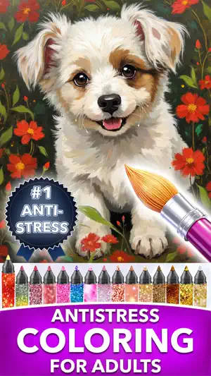 AntiStress Adult Coloring Book screenshot 1