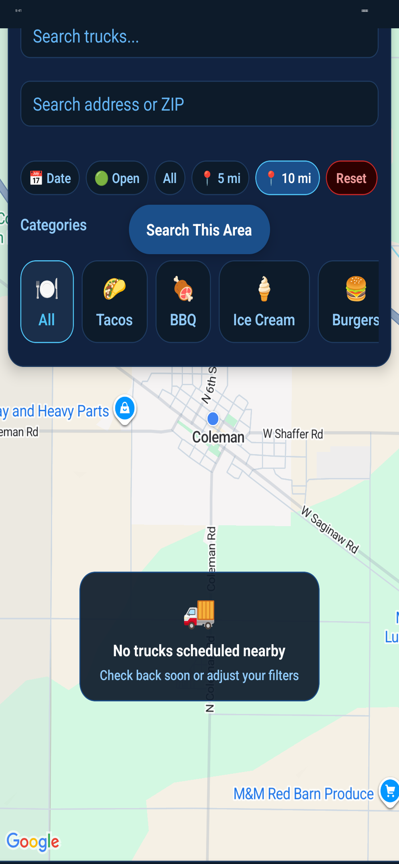 Michigan Food Truck Finder screenshot 3