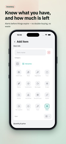 Livvie - จัดการบ้าน & รายจ่าย iPhone screenshot 3