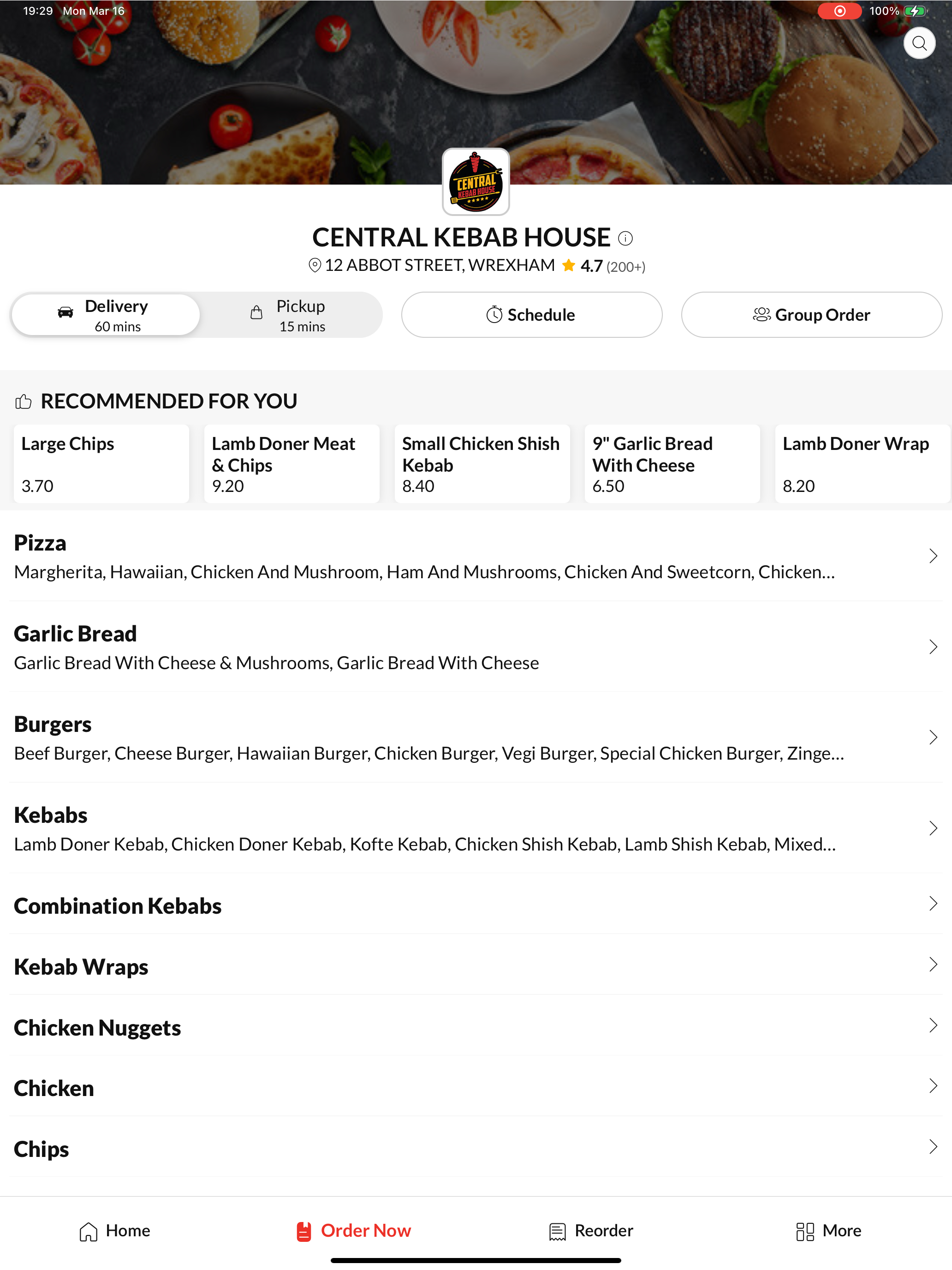 CENTRAL KEBAB HOUSE