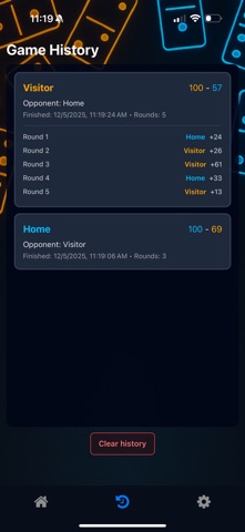 Domino Tracker Pro screenshot