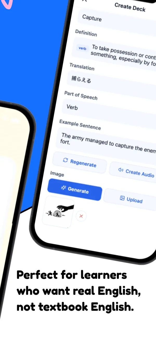 Screenshot #3 pour Vocapi:AI vocab flashcards